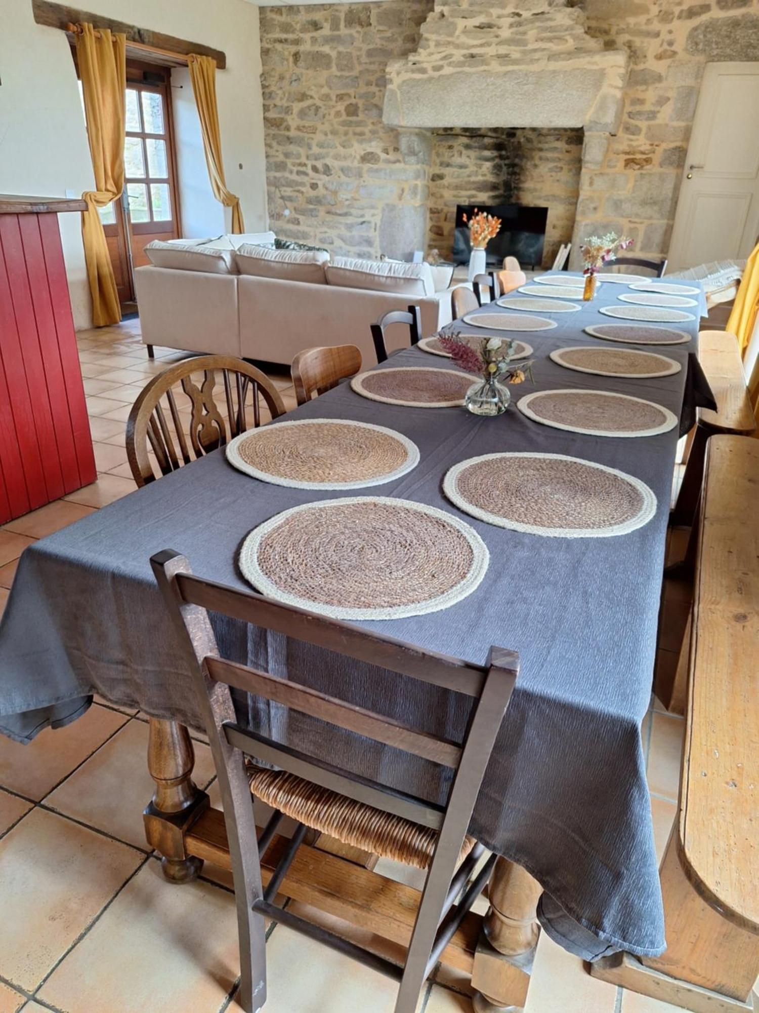 Domaine De Bobehec - Gite De Groupe, Chambres & Salle - 23 Personnes - Morbihan Proche Vannes Et Plages La Vraie-Croix 外观 照片